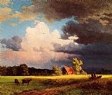Albert Bierstadt - Bavarian Landscape painting